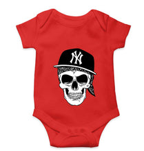 Load image into Gallery viewer, Hip Hop Skull NY Kids Romper For Baby Boy/Girl-0-5 Months(18 Inches)-RED-Ektarfa.online
