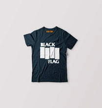Load image into Gallery viewer, Black Flag Kids T-Shirt for Boy/Girl-Petrol Blue-Ektarfa.online
