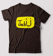 Load image into Gallery viewer, Jack u T-Shirt for Men-Coffee Brown-Ektarfa.online
