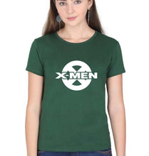 Load image into Gallery viewer, X-Men T-Shirt for Women-XS(32 Inches)-Dark Green-Ektarfa.online
