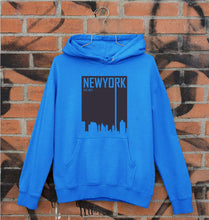 Load image into Gallery viewer, New York Unisex Hoodie for Men/Women-S(40 Inches)-Royal Blue-Ektarfa.online
