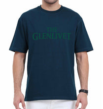 Load image into Gallery viewer, Glenlivet Oversized T-Shirt for Men-Petrol Blue-Ektarfa.online
