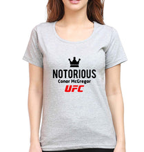 Load image into Gallery viewer, Conor McGregor UFC T-Shirt for Women-Grey Melange-Ektarfa.online
