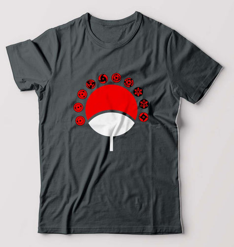 Sharingan T-Shirt for Men-Steel grey-Ektarfa.online