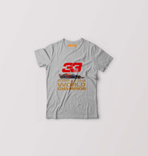 Load image into Gallery viewer, Max Verstappen F1 World Championship Kids T-Shirt for Boy/Girl-Grey-Ektarfa.online
