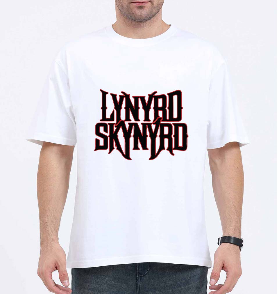 Lynyrd Skynyrd Oversized T-Shirt for Men-White-Ektarfa.online