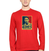 Load image into Gallery viewer, Ronaldinho Full Sleeves T-Shirt for Men-red-Ektarfa.online
