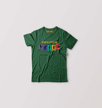 Load image into Gallery viewer, Evolution Football Kids T-Shirt for Boy/Girl-0-1 Year(20 Inches)-Dark Green-Ektarfa.online
