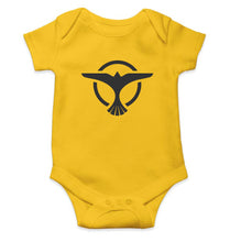 Load image into Gallery viewer, Tiesto Logo Kids Romper For Baby Boy/Girl-0-5 Months(18 Inches)-Yellow-Ektarfa.online
