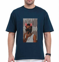 Load image into Gallery viewer, MC Stan Oversized T-Shirt for Men-Petrol Blue-Ektarfa.online
