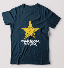 Load image into Gallery viewer, Carrom Star T-Shirt for Men-Petrol Blue-Ektarfa.online
