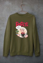 Load image into Gallery viewer, Popeye Unisex Sweatshirt for Men/Women-Olive Green-Ektarfa.online
