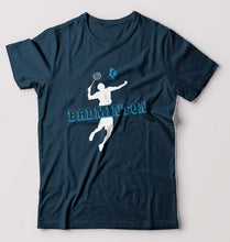 Load image into Gallery viewer, Badminton T-Shirt for Men-Petrol Blue-Ektarfa.online
