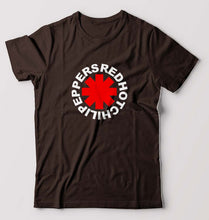 Load image into Gallery viewer, Red Hot Chili Peppers T-Shirt for Men-S(38 Inches)-Coffee Brown-Ektarfa.online
