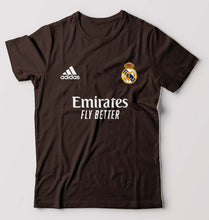 Load image into Gallery viewer, Real Madrid 2021-22 T-Shirt for Men-S(38 Inches)-Coffee Brown-Ektarfa.online
