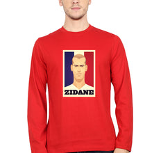 Load image into Gallery viewer, Zidane Full Sleeves T-Shirt for Men-Red-Ektarfa.online
