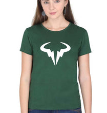 Load image into Gallery viewer, Rafael Nadal (RAFA) T-Shirt for Women-XS(32 Inches)-Dark Green-Ektarfa.online
