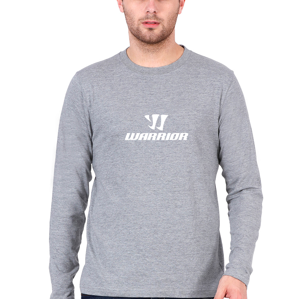 Warrior Sports Full Sleeves T-Shirt for Men-Grey Melange-Ektarfa.online