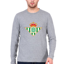 Load image into Gallery viewer, Real-Betis Full Sleeves T-Shirt for Men-Grey Melange-Ektarfa.online
