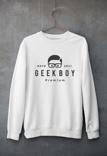Geek Unisex Sweatshirt for Men/Women-White-Ektarfa.online