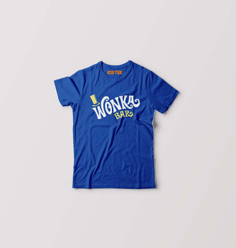 Wonka Bar Kids T-Shirt for Boy/Girl-Royal Blue-Ektarfa.online