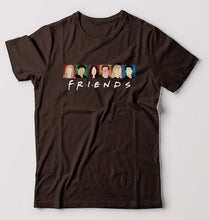 Load image into Gallery viewer, Friends T-Shirt for Men-S(38 Inches)-Coffee Brown-Ektarfa.online
