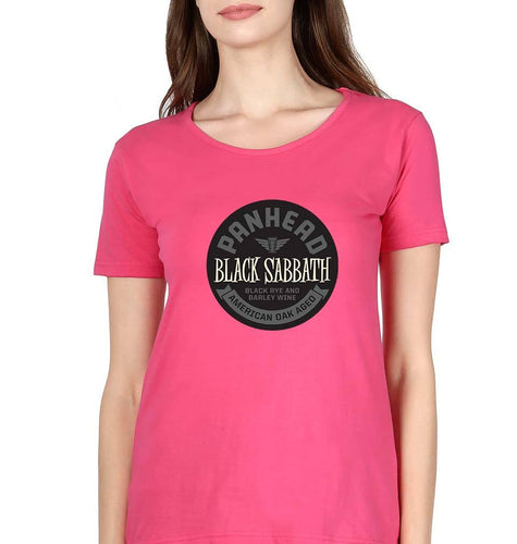 Black Sabbath T-Shirt for Women-Pink-Ektarfa.online