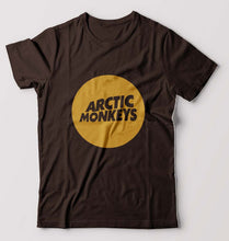 Load image into Gallery viewer, Arctic Monkeys T-Shirt for Men-S(38 Inches)-Coffee Brown-Ektarfa.online
