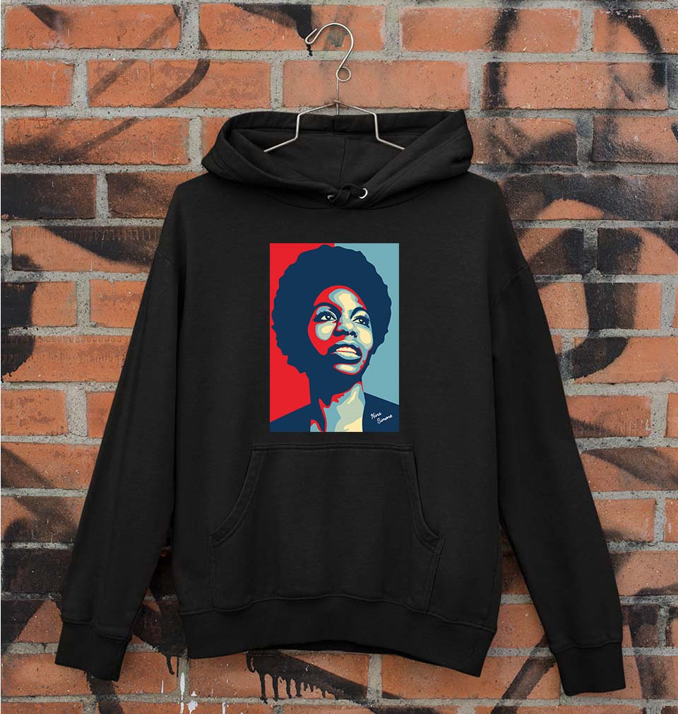 Nina Simone Unisex Hoodie for Men/Women-Black-Ektarfa.online