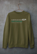 Load image into Gallery viewer, Mercedes GP Petronas F1 Unisex Sweatshirt for Men/Women-S(40 Inches)-Olive Green-Ektarfa.online
