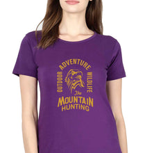 Load image into Gallery viewer, Eagle T-Shirt for Women-Purple-Ektarfa.online
