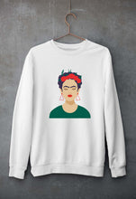 Load image into Gallery viewer, Frida Kahlo Unisex Sweatshirt for Men/Women-S(40 Inches)-White-Ektarfa.online
