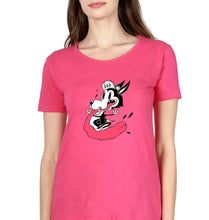 Load image into Gallery viewer, Funny Wolf T-Shirt for Women-XS(32 Inches)-Pink-Ektarfa.online
