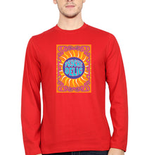 Load image into Gallery viewer, Psychedelic Full Sleeves T-Shirt for Men-Red-Ektarfa.online
