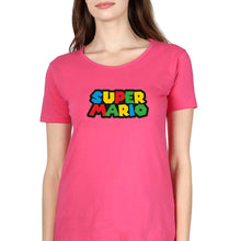 Load image into Gallery viewer, Super Mario T-Shirt for Women-XS(32 Inches)-Pink-Ektarfa.online
