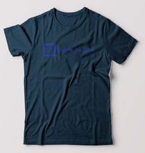 Load image into Gallery viewer, Deutsche Bank T-Shirt for Men-S(38 Inches)-Petrol Blue-Ektarfa.online
