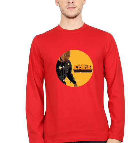 Luke Cage Full Sleeves T-Shirt for Men-Red-Ektarfa.online