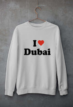 Load image into Gallery viewer, I Love Dubai Unisex Sweatshirt for Men/Women-Grey Melange-Ektarfa.online
