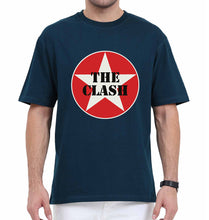 Load image into Gallery viewer, The Clash Oversized T-Shirt for Men-Petrol Blue-Ektarfa.online

