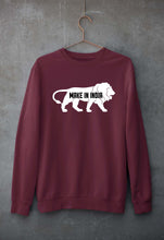 Load image into Gallery viewer, Make in India Unisex Sweatshirt for Men/Women-Maroon-Ektarfa.online
