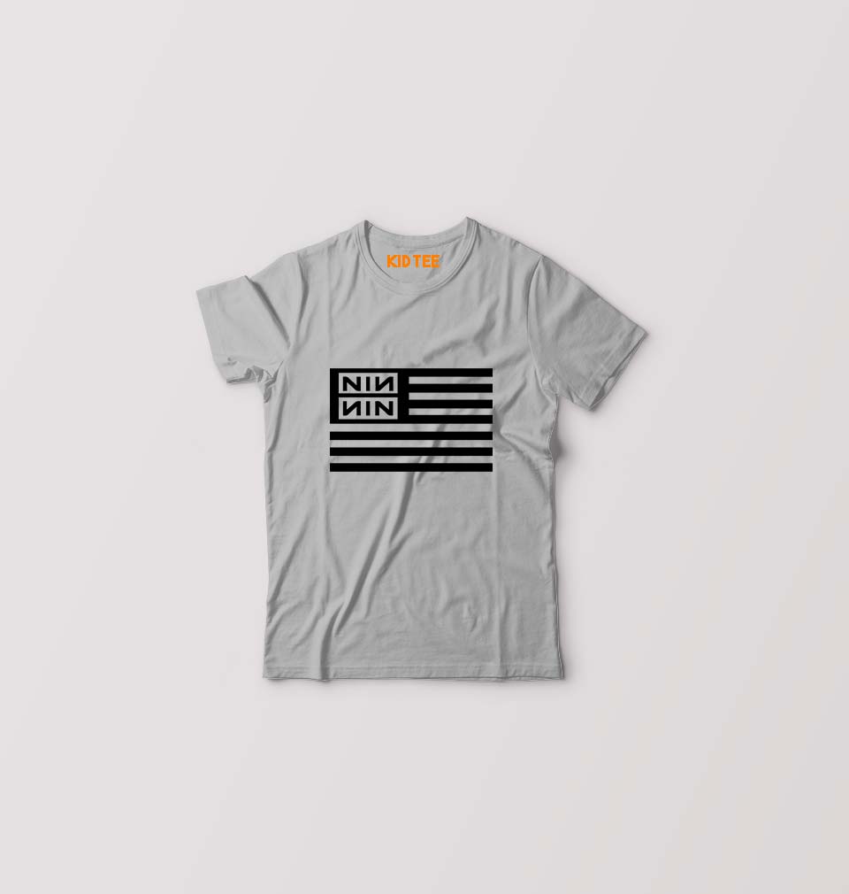 Nine Inch Nails Kids T-Shirt for Boy/Girl-Grey-Ektarfa.online