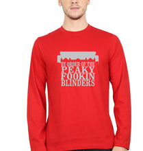 Load image into Gallery viewer, Peaky Blinders Full Sleeves T-Shirt for Men-Red-Ektarfa.online
