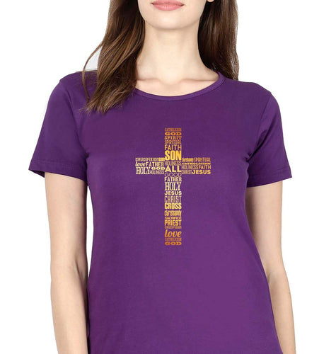 Christian T-Shirt for Women-Purple-Ektarfa.online