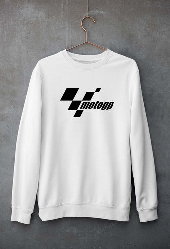 MotoGP Unisex Sweatshirt for Men/Women-S(40 Inches)-White-Ektarfa.online