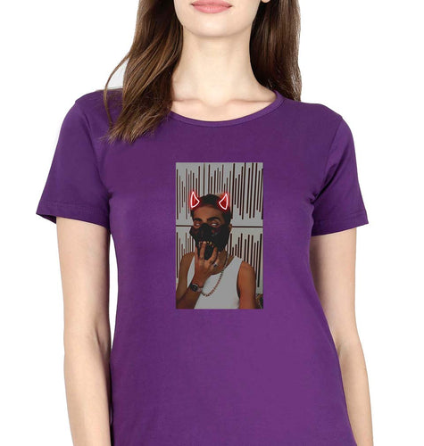 MC Stan T-Shirt for Women-Purple-Ektarfa.online