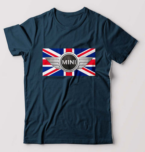 Mini Cooper T-Shirt for Men-Petrol Blue-Ektarfa.online