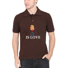 Load image into Gallery viewer, Messi Polo T-Shirt for Men-S(38 Inches)-Coffee Brown-Ektarfa.co.in
