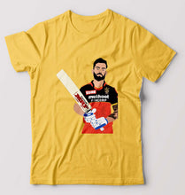 Load image into Gallery viewer, Virat Kohli T-Shirt for Men-Golden Yellow-Ektarfa.online
