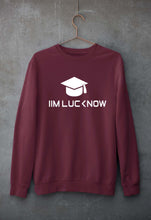 Load image into Gallery viewer, IIM L Lucknow Unisex Sweatshirt for Men/Women-S(40 Inches)-Maroon-Ektarfa.online
