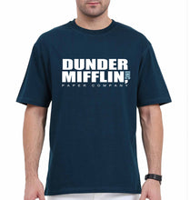 Load image into Gallery viewer, Dunder Mifflin Oversized T-Shirt for Men-Petrol Blue-Ektarfa.online
